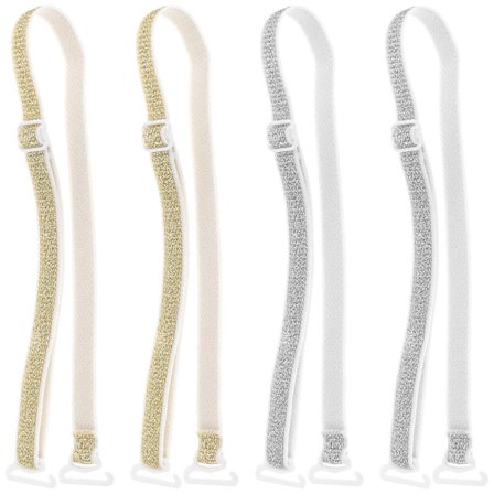 2 par BH-band Dekorative förlängnings-BH-band Avtagbara band Kompatibla med kvinnor