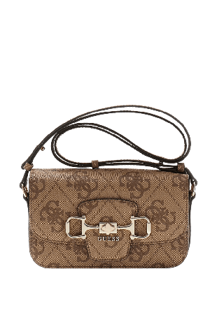 Guess JANIE LOGO CNVRTBL XBODY FLAP Handväskor Dam Beige ONESIZE