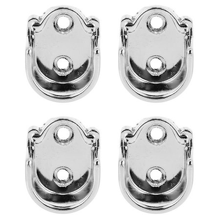4 stk 22mm Garderobestang Holder Støtte U-Formet Stang Sokkel Clos,ZQKLA