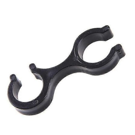 Kiinnike vaellussauvoille, 3 kävelysauvan pidikettä, ulkoilu vaellussauvan liitin 3 kpl - musta