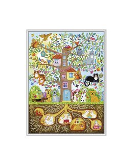 Diamond Dotz Tree House -perhe