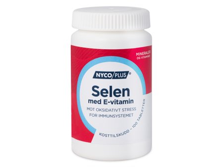 Nycoplus Selen med E-vitamin, 100 stk.