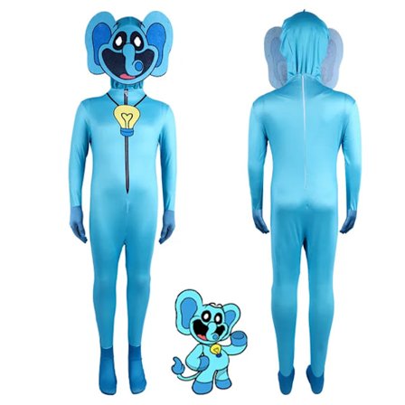 Cosplay Smiling Critters Clothes,Picky Piggy,,iptv spanien Jumpsuit Halloween Carnival Party Dress Up Dräkt For Barn Vuxna
