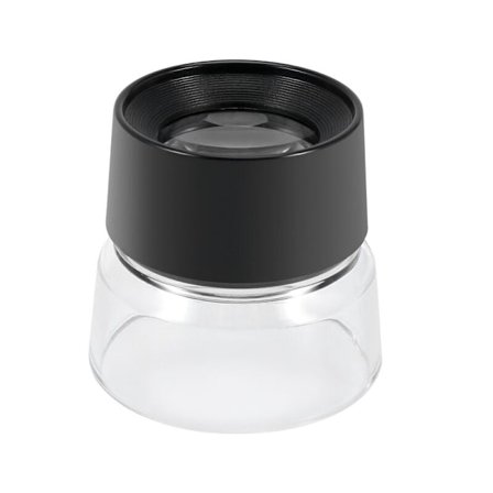10X Multifunksjonell sylinder øyeforstørrelse forstørrelsesglass Lupe forstørrelsesverktøy for klokkehjørne Svart + Transparent