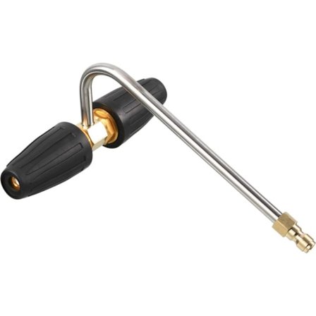 Daglig tagrenderens til højtryksrenser, 2 roterende dyser, 1/4 tommer hurtigkobling, 3300 PSI