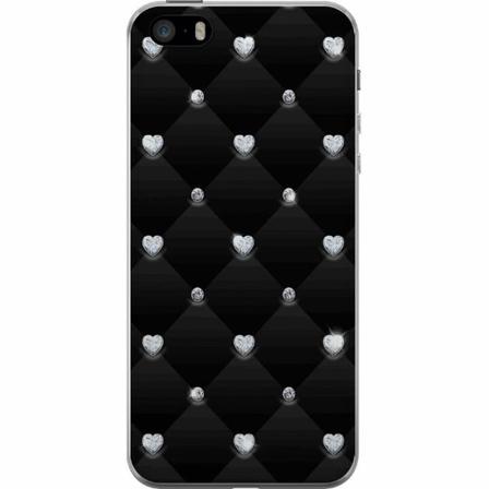 Apple Iphone 5s Mjukt Skal - Diamant Hjärta
