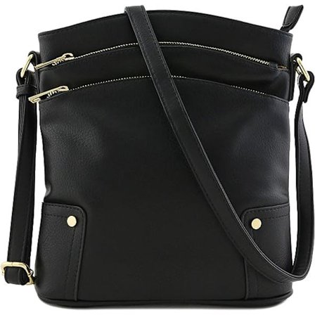 Lommerom Crossbody Bag Dame Skulder Håndvesker Veske og Lommebok Sett for Kvinner Totes