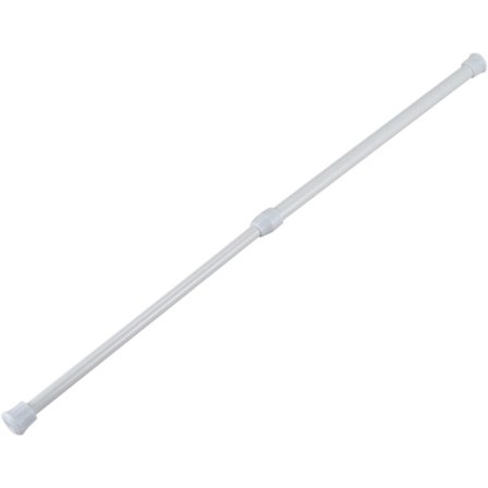 Teleskopisk duschstång Duschdraperistång Teleskopstång Stång Dusch Vit 30-50cm