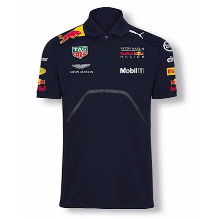 Red Bull Racing F1 Piquet-skjorte Herre Max Verstappen Team T-skjorte #3-XF11-