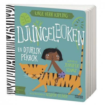 Djungelboken : en djurisk pekbok - Bok av Jennifer Adams - Board book