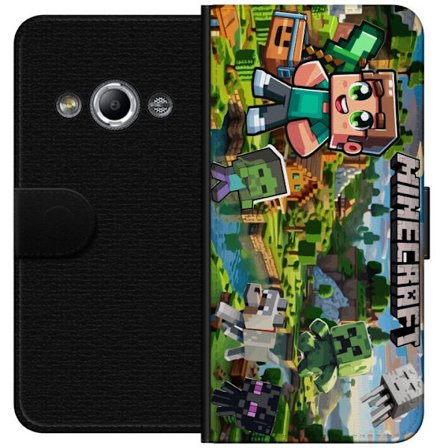 Kompatibel Tegnebogsetui til Samsung Galaxy Xcover 3 Lady Gaga The Fame sort-hvidt portræt med store solbriller i minimalistisk pop-æstetik