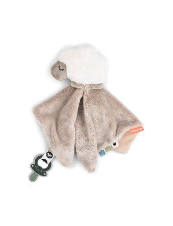 Done by Deer Comfort Blanket Sheepy Sand - Beige - 27.5X 27.5CM