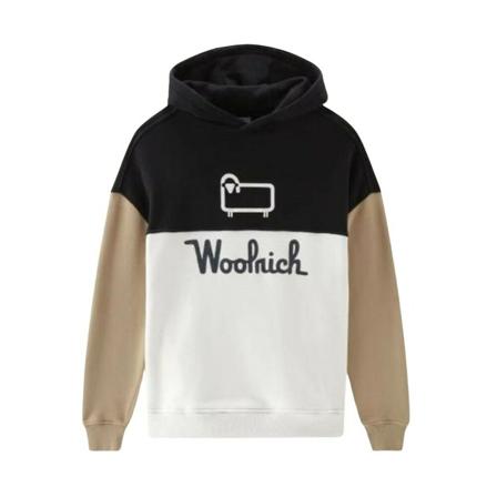 Woolrich Hoodies vit, unisex, unisex, Storlek: M