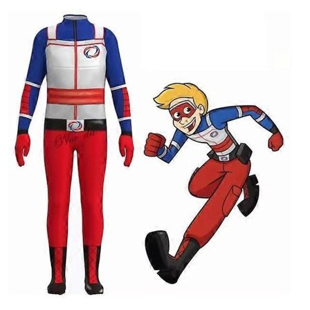 Henry Danger Cosplay Kostyme Kim Possible Jumpsuit Bodysuit Antrekk Baby Gutt Menn Jenter Kvinner Halloween Party Dress