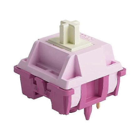 45 st Krämigt Lila Pro Switch 5-Pin 30gf för MX Mekaniskt Tangentbord