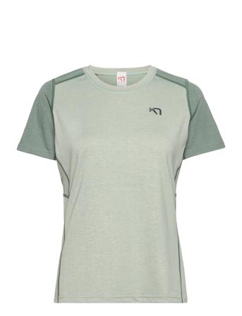 Sanne Hiking Tee T-shirt Top Blå Kari Traa