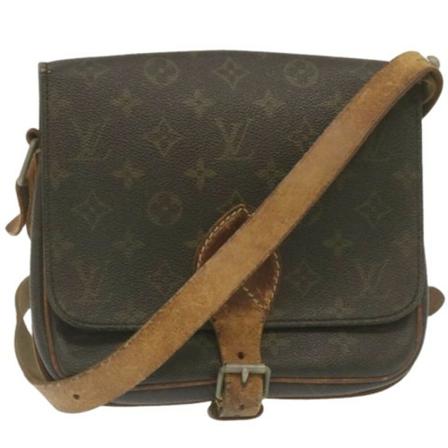 Louis Vuitton Vintage, Pre-owned Canvas Cartouchiere Bruin, Dames, Maat:ONE Size