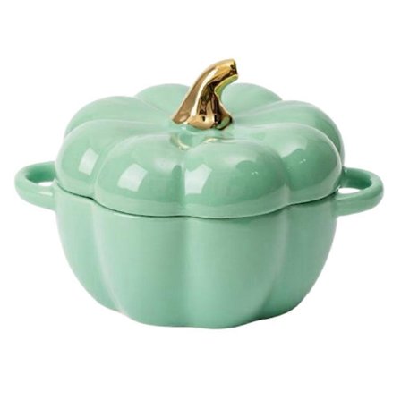 15 Oz Ovnsikre Gresskarboller, Gresskar Ramekins med Lopp, Gresskarsuppeboller