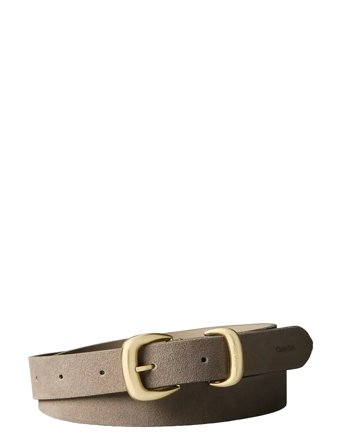 Calvin Klein 2 Piece Suede Strap 25Mm - Beige - 80