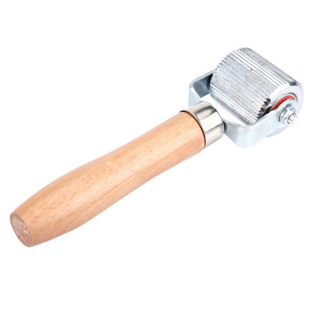 Cykelhjul Reparationsværktøj Træhåndtag Dæk Patch Leje Rulle Stitcher Stor