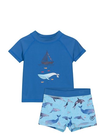 Color Kids Baby T-Shirt Set S/S - Blue - 86