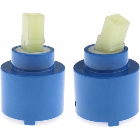 2X Keraaminen patruuna 35mm levyhana kylpyammeen pesuallas suihkuvipu Bat