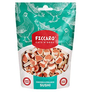 Ficcaro Chicken & Pollock Sushi, 100g