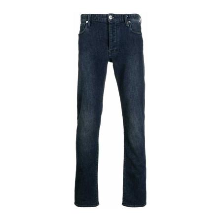 Emporio Armani Straight Jeans blå, Herr, Herr, Storlek: W36