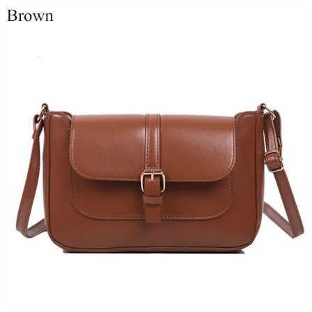 Fyrkantig väska Axelväska BRUN