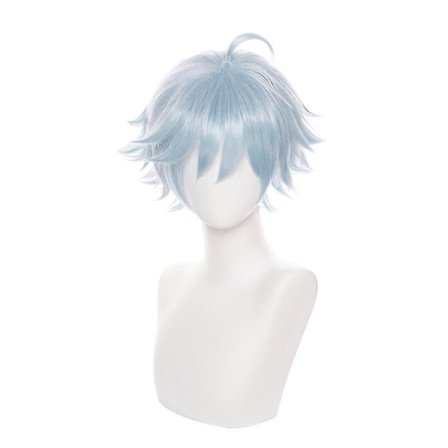 Anime Genshin Impact Chongyun Cosplay Kostym Spel Chong Yun Kostym Halloween Party Outfit Och Peruk För Män Kvinnor Het