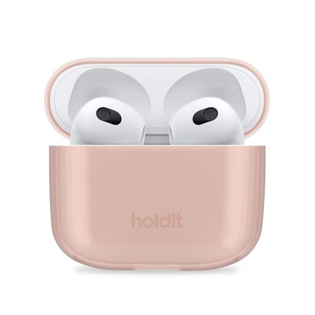 holdit AirPods 3 Skal Seethru Blush Pink