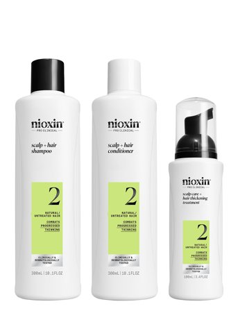 Nioxin Nioxin System 2 Loyalty Kit For Thinning Hair - Nude - 700 ml