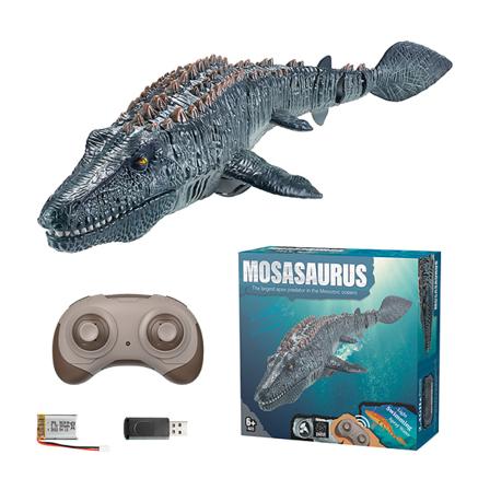 2,4G fjärrkontroll Mosasaurus leksak Hög simulering Mosasaurus för simbassäng Badrum Stor gåva RC båtar leksaker för 5+ år gamla pojkar och flickor