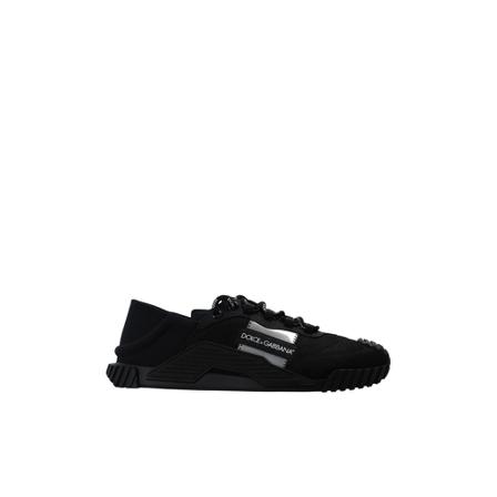Dolce & Gabbana Sneakers with logo Sort, Herre, Størrelse: 40 EU