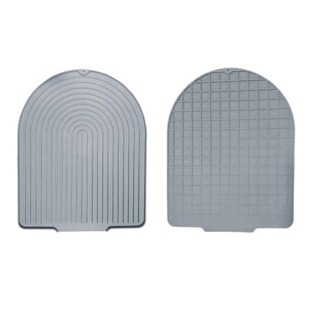 U-Formet Vask Hældende Afløbsmåtte - Silikone Beskyttelse til Bordplade