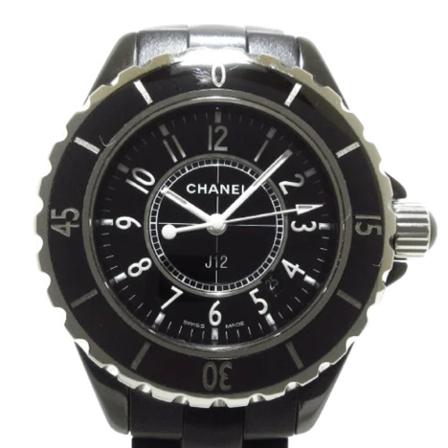 Chanel Vintage Pre-owned Rustfrit stål watches Sort, Herre Vintage Ure, Størrelse: ONE Size