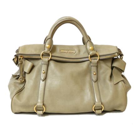 Miu Miu Pre-owned, Handbags Beige, Dames, Maat:ONE Size