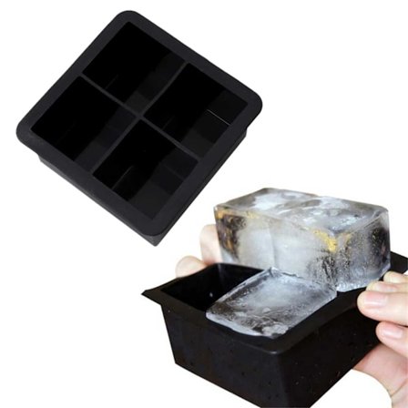 2-Pack 4 Stora Isbitar - Silikon Isform Stora Iskuber