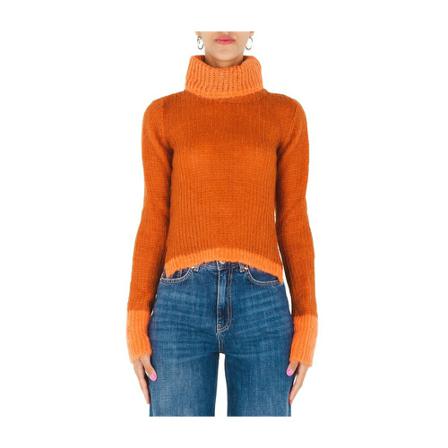 Nenette, Turtlenecks Oranje, Dames, Maat:S