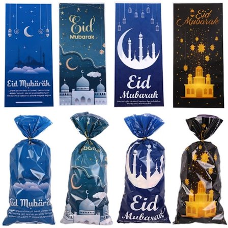 50 stk. Ramadan Gaveposer Eid Gavepose Emballagepose