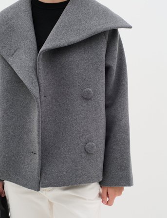 InWear Perryiw Short Coat - Grey - 40