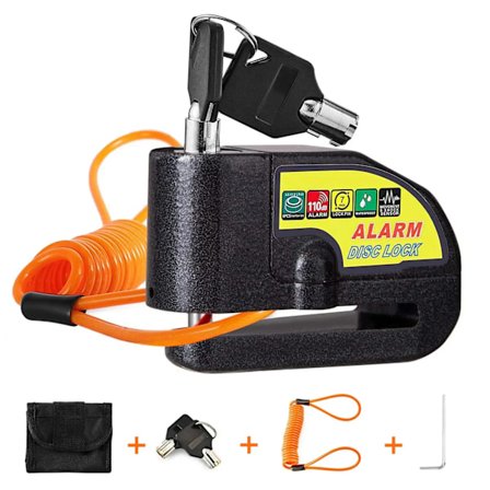 Bedste kvalitet Motorcykel Cykel Alarm Lås Scooter Cykel Tyverisikring Sikkerhed Disc Bremse Låse