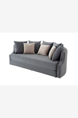 Hanah Home - 3-seters sovesofa Letto - Grå - 3-seters sofaer - Fra Homeroom
