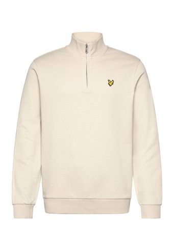 Loopback Quarter Zip Sweat Cream Lyle & Scott