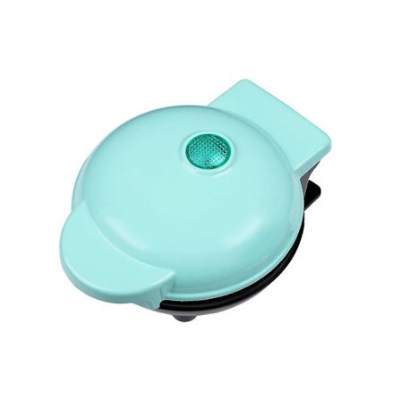 Mini-vaffelukone yksittäisille vaffelille, ruskeille ja keto-vaffelille, helppo puhdistaa EU plus