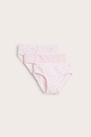 Kappahl | Brieftrosor 3-pack | Ljusrosa