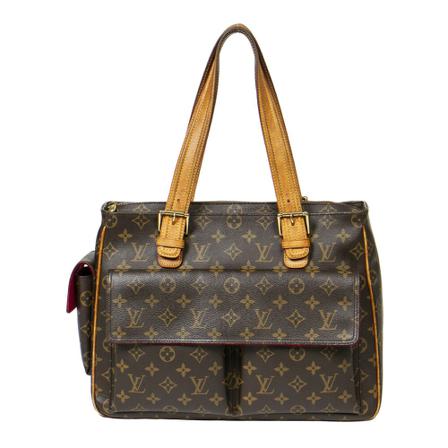 Louis Vuitton Vintage, Pre-owned Shoulder Bags Bruin, Dames, Maat:ONE Size,Canvas