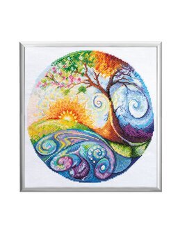 Stickpackung Bild Farben - Abris Art