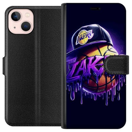 Kompatibelt Plånboksfodral till Apple Apple iPhone 13 mini Lakers Basket NBA Basketball USA