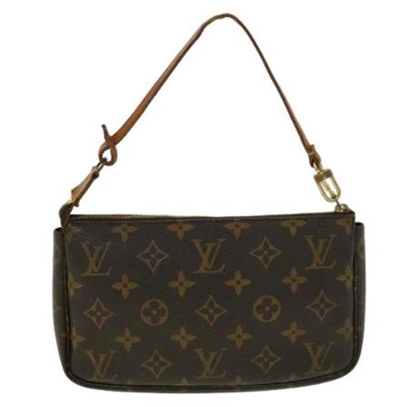 Louis Vuitton Vintage, Pre-owned Pochette Accessoires Monogram Bag Bruin, Dames, Maat:ONE Size
